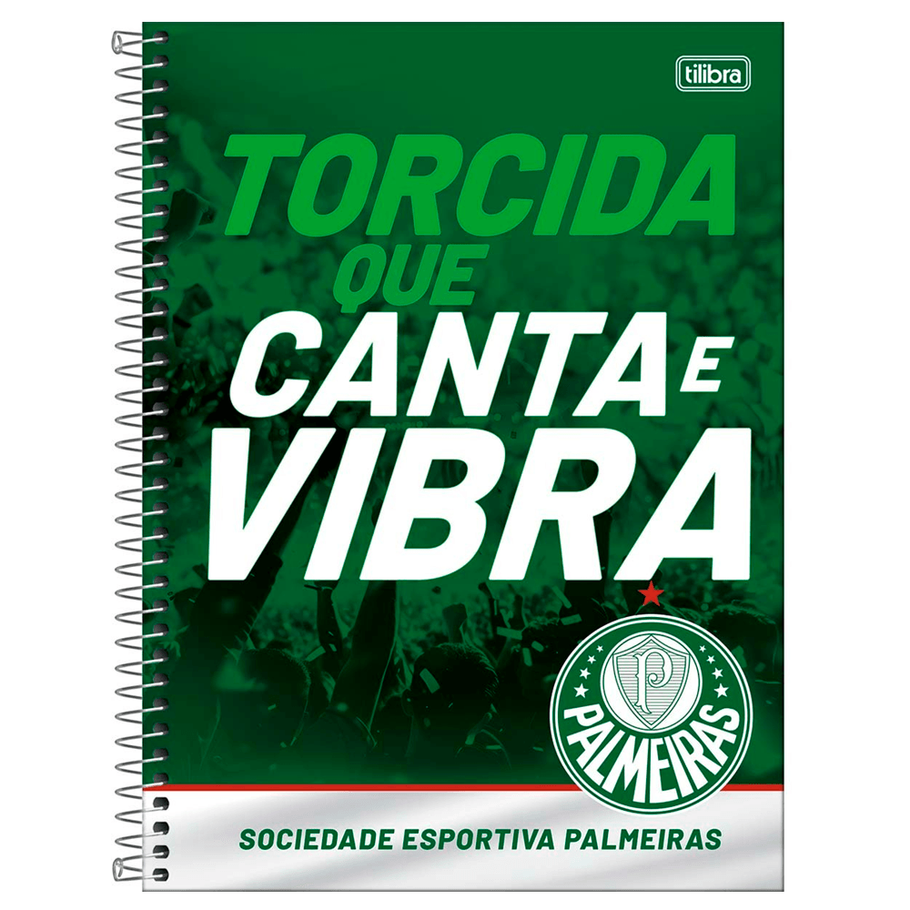 Caderno Universitario 10x1 160 Fls C.D. Tilibra - Palmeiras 2 Caderno Universitario 10x1 160 Fls C.D. Tilibra - Palmeiras 2